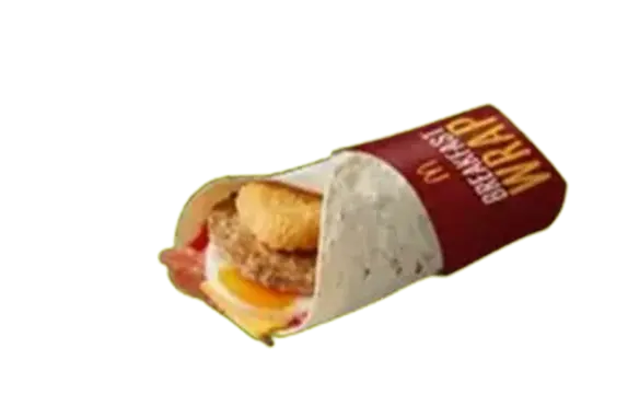 Breakfast Wrap with Ketchup