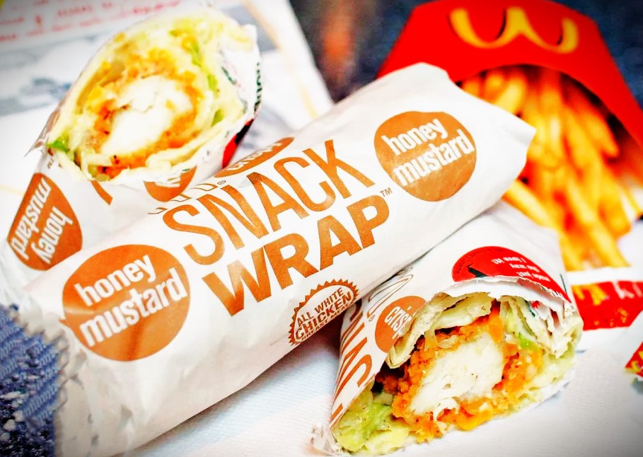 mcdonalds snack wrap of the day
